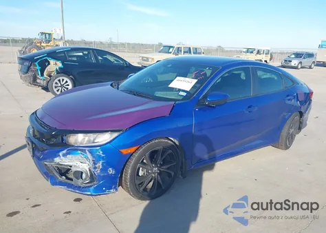 2020 Honda Civic Sport from USA, damaged, VIN 19XFC2F87LE008733
